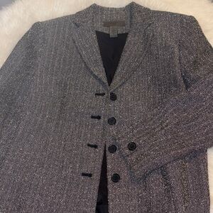 Elegant Black and Gray Men's Blazer